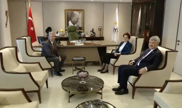 Ankara Büyükşehir Belediye Başkanı Mansur Yavaş Meral Akşener’i ziyaret etti